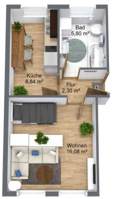 1-Zimmer Apartment zu vermieten !!