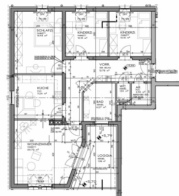 Aschbach-Markt. Top 4/9 geförderte 4 Zimmer Wohnung | Loggia |Miete mit Kaufoption.