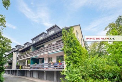 IMMOBERLIN.DE - Behagliche Wohnung mit Südwestloggia & Garage bei der Havel
