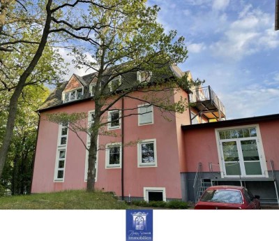 Heimelige Singlewohnung mit Balkon in traumhaft ruhiger und grüner Lage in Radebeul!
