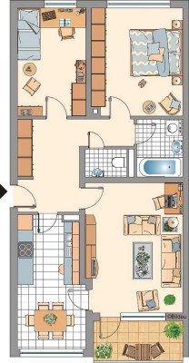 Kein Bock auf viele Treppen? Hier kommt deine EG-Wohnung