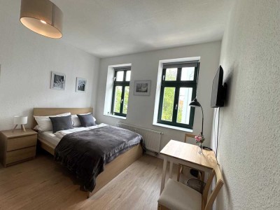 Helle, möblierte 1-Zimmer-Wohnung in Leipzig, Plagwitz – mit Einbauküche & flexiblem Mietzeitraum