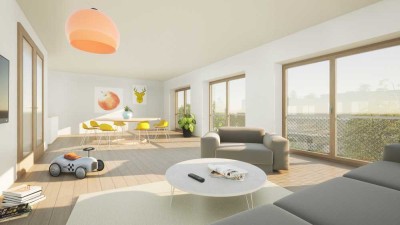 Eigenheim im Grünen: Modernes, barrierearmes Reihenhaus + Garten, Neubau Baugruppe Gudensberg