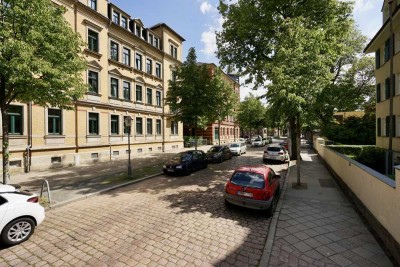 Vermietete Zwei-Raum-Wohnung in Gründerzeit-Ensemble in Löbtau