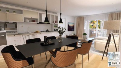 Tolle 2 Zimmer Wohnung mit Gäste WC zur Miete