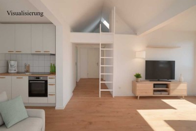 Helle 2 Zimmer-Dachgeschosswohnung im Herzen von Wickrath