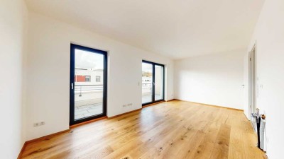 Traumhafte 2-Zimmer-Singlewohnung mit Dachterrasse