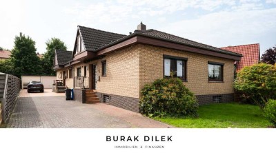 KÄUFERPROVISIONSFREI! Charmante Doppelhaushälfte im Bungalowstil mit Garten & Garage zum Verkauf!