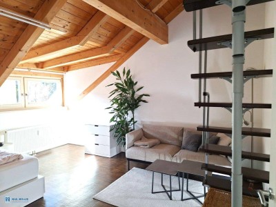 ON TOP - elegante 2-Zimmer-Loft im Dachgeschoss einer Ceconi-Villa