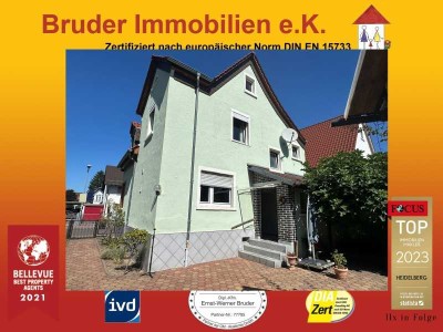 Sandhausen b. Heidelberg: EFH, Kinderparadies mit gr. Garten, FREI, keine K-Prov.,