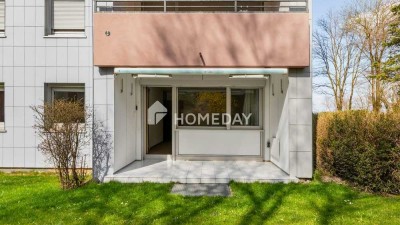 Gepflegte 3-Zimmer-Erdgeschosswohnung mit Terrasse und Tiefgaragenstellplatz