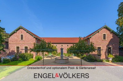 Repräsentativer Dreiseitenhof mit viel Fläche und optionalem Pool- & Gartenareal!