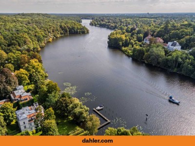 Große Gartenwohnung mit Kamin und Stellplätzen in ruhiger Lage am Griebnitzsee