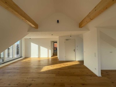 Sofort beziehbar: Neubau 3-Zimmer Penthouse-Wohnung am Wasserturm 16 in Geisenfeld