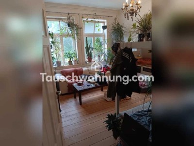 Tauschwohnung: Reiherstiegviertel: 3Z-Altbau-Whg m. Keller gg 1-2Z-Whg-Whg