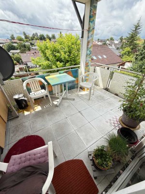 Beilstein: Solide 3 Zi.-EG-Wohnung mit tollem Balkon!