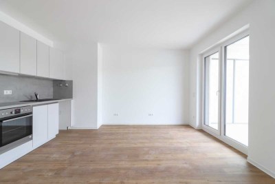 Großzügige Etagenwohnung mit moderner Einbauküche, Balkon und Tiefgaragenstellplatz