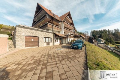 Balkon, Carport-Stellplatz, Aussicht, gemütliche ETW in Lenzkirch, sofort frei