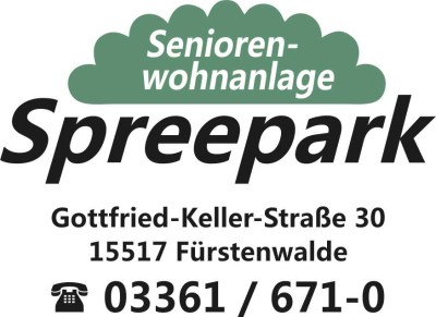 Betreutes Wohnen in der Seniorenwohnanlage Spreepark Fürstenwalde, 1 + 2 Zimmer Whg mit Balkon