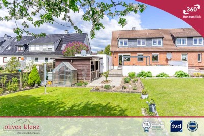 Hier wollen wir wohnen - modernisiertes Zuhause mit Gartenidyll in ruhiger Seitenstraße.