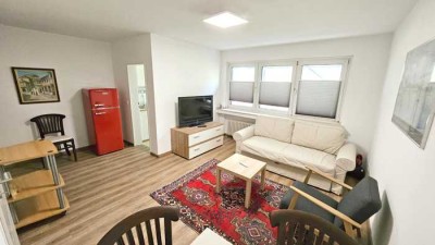 Düsseltal, Ahnfeldstr.: komplett möbliertes Apartment Nähe S-Bahn Zoo - 3. OG mit Aufzug, WLAN