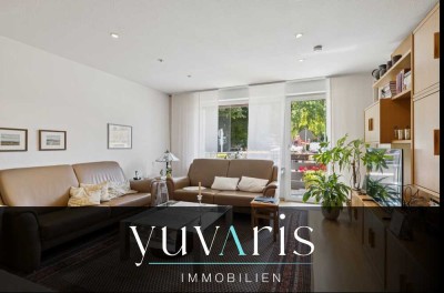 Charmante Erdgeschosswohnung mit 3 Zimmern, zwei Balkonen und Garagenstellplatz