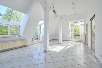 Großzügige Maisonette-Wohnung mit Blick ins Grüne im Scharnhauser Park