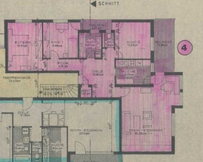 Attraktive 4,5-Zimmer-Wohnung mit Balkon