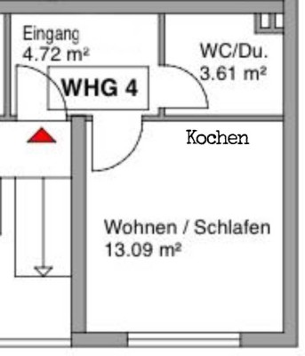 Sanierte Wohnung mit einem Zimmer und EBK in Köln-Heimersdorf.