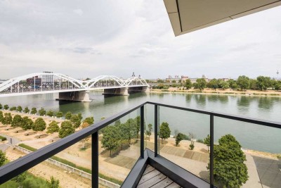 Hochwertige 2-Zimmer Neubauwohnung mit Blick auf den Rhein im 6.OG