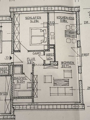 Freundliche 2-Zimmer-Dachgeschosswohnung in Mering