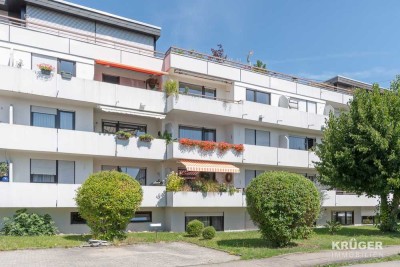 Leinfelden-Echterdingen, OT Musberg - Helle 4-Zi.-Whg. mit Balkon und TG-Stellpl. - Sofort frei