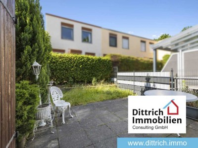 Reihenmittelhaus - teilmodernisiert mit Terrasse, Hobbyraum, Garage