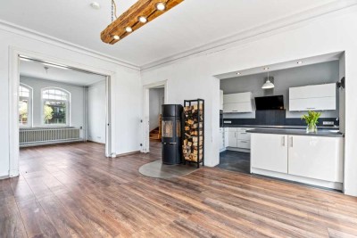 Familienfreundliche Altbauvilla an der Nordsee mit Sauna, Kamin und großzügigem Wohnbereich