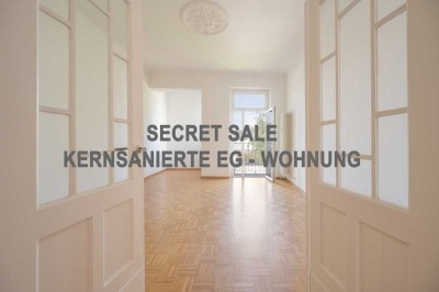 SECRET SALE - Traumhafte sanierte Altbauwohnung mit Garten in gefragter Lage!