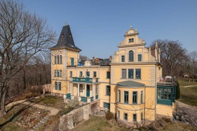 BAROCKES SCHLOSS IN DEN WEINBERGEN RADEBEULS