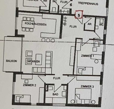 Stilvolle 4,5-Zimmer-Wohnung mit Balkon in Radolfzell am Bodensee