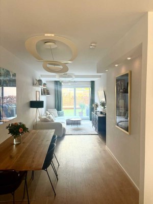 Stilvolle 3-Zimmer-Wohnung mit hochwertiger Einbauküche, Garten & TG-Stellplatz in Köln-Bayenthal