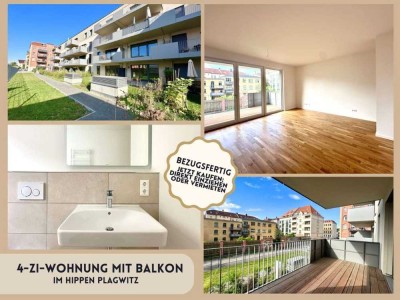Bezugsfertige 4-Zi-Wohnung mit Balkon I Schicke Wohnanlage I Gäste-WC I Moderne Ausstattung I Neubau