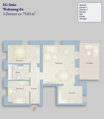 ++ ERSTBEZUG // 3 Zimmer // große Terrasse ++
