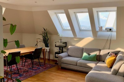 Dachgeschosswohnung direkt bei Donaukanal und Augarten - provisionsfrei!