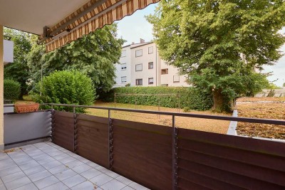 Charmante Erdgeschosswohnung mit Balkon und Garage in idyllischer Lage