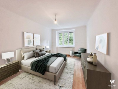Charmante 2-Zimmer-Wohnung mit Blick ins Grüne | nahe Hauptbahnhof und Alois-Drasche-Park