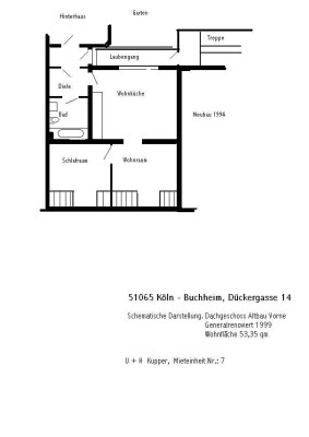 3 Zimmer-Dachgeschosswohnung