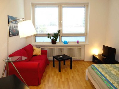 Top-Apartment, 27 qm, Parkett, vollausgestattet, Süd-Ausrichtung, Gartenblick