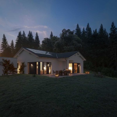 Baugrundstück mit Neubau - Einfamilienhaus in schöner Lage