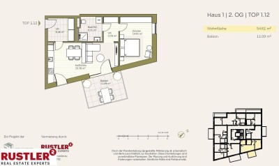 Ihr privater Balkon im Grünen: Exklusive 2-Zimmerwohnung im Schlosspark