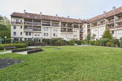 Charmante 2-Zimmer-Wohnung mit 20 m² großem Hobbyraum,in gefragter Lage von Unterschleißheim