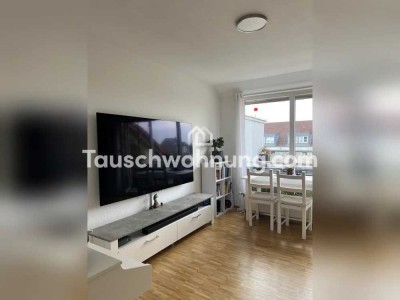 Tauschwohnung: Lichtdurchflutete 2-Zimmer-Dachgeschosswohnung Südbalkon