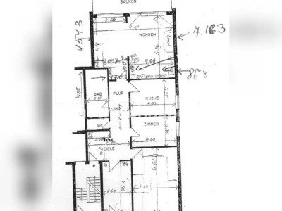 Tauschwohnung: 4Z / 133qm in Marienburg. Suche ruhige kleinere Wohnung